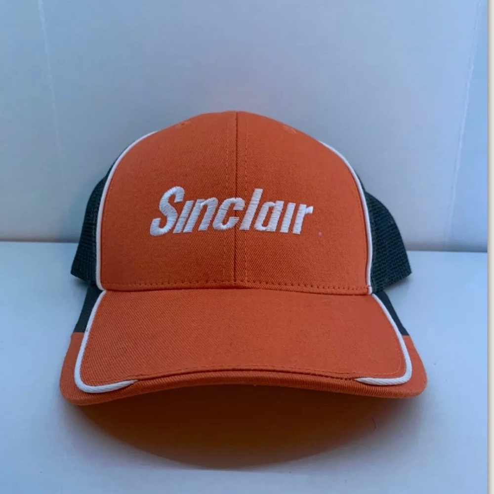 Sinclair Gas Orange Trucker Hat New!